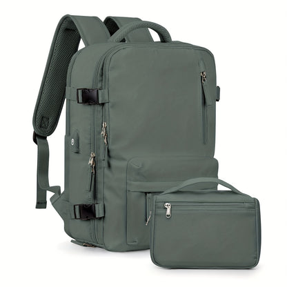 Travel Kit Go - Sac à Dos de Voyage Premium – Dimensions compatible bagage cabine et Idéal pour le Business e le Sport