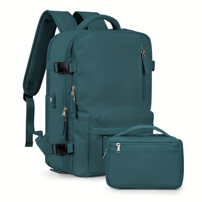 Travel Kit Go - Sac à Dos de Voyage Premium – Dimensions compatible bagage cabine et Idéal pour le Business e le Sport