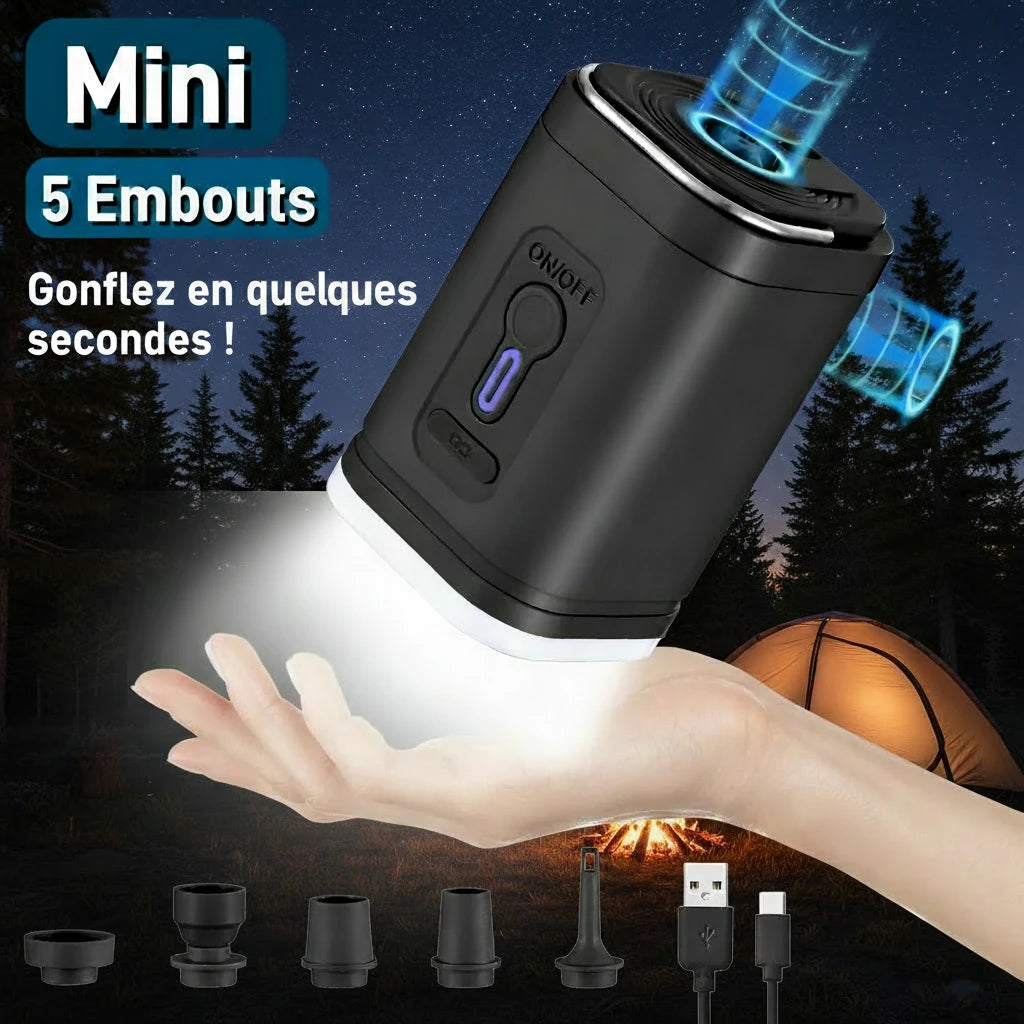 Travel Kit Go - Mini pompe à air portable USB spécial valises et sacs sous vide