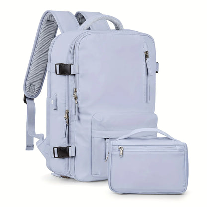 Travel Kit Go - Sac à Dos de Voyage Premium – Dimensions compatible bagage cabine et Idéal pour le Business e le Sport